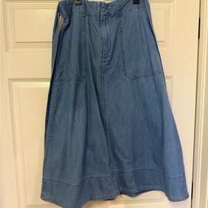 Blue Denim Skirt